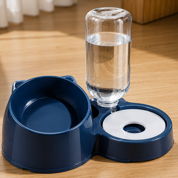 Pet bowl water food Integrated automatic drinking Neck protection